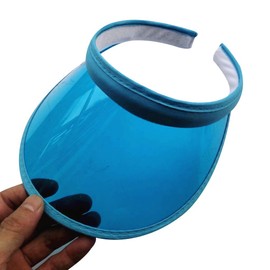 ZAYIUKI Sun Visors UV Protection Hat Cap Sun Cap Sport Transparent Hats Headwear for Womens Men Golf Tennis Cycle