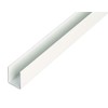 Alberts 498955 U-Profile, Plastic, White, 1000 x 21 x 10