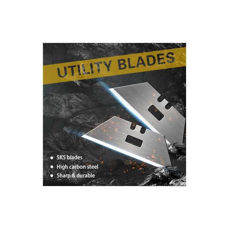 XW SK5 Replacement Blades for Scraper Utility Knife, Universal Utility