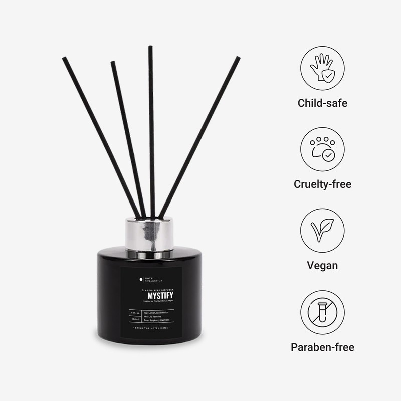 Mystify Reed Diffuser Set, Luxury Hotel Inspired Home Diffuser with