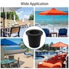 Bxian Patio Table Umbrella Hole Ring Plug Silicone Stabilizing Cone