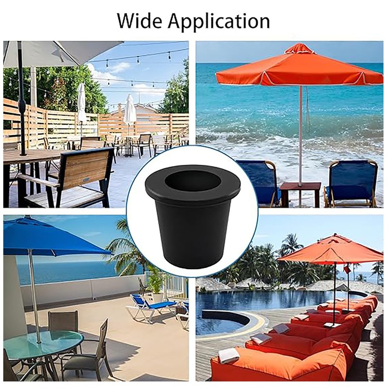 Bxian Patio Table Umbrella Hole Ring Plug Silicone Stabilizing Cone