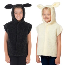 Charlie Crow Baa Baa Black Lamb/Sheep costume for kids one size 3-8 Years.