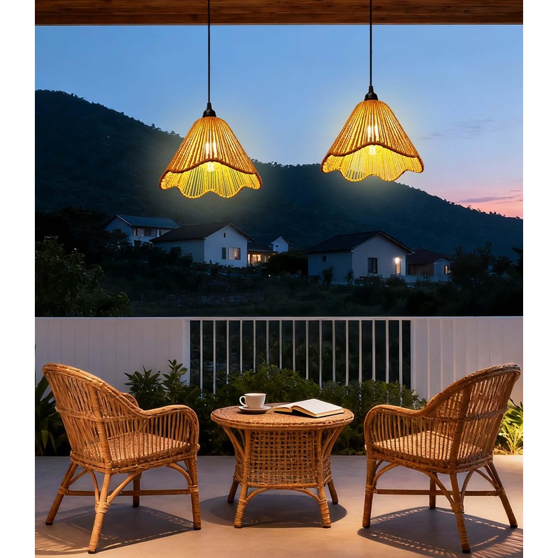 Solar Chandelier Outdoor Waterproof, Gazebo Lights Solar Powered with Remote