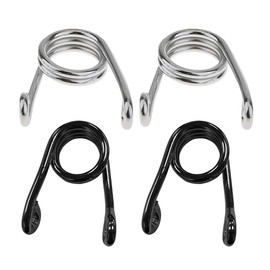 Felimoa Motorcycle Solo Seat Springs, Opening Width: Approx. 2.4 inches (6 cm), 2 Colors, Total 2 Pairs Set