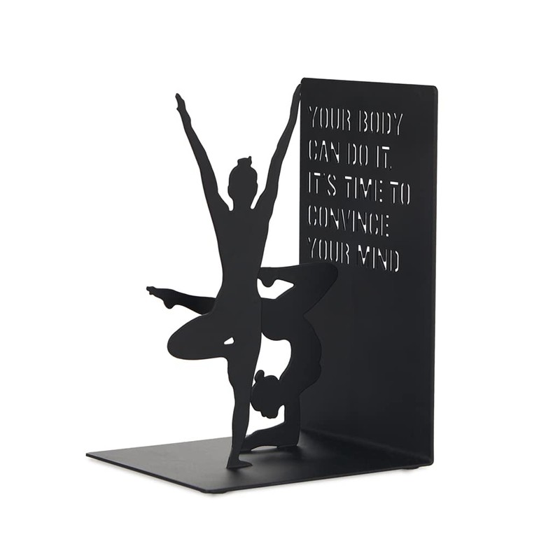 Balvi Bookend Yoga Colour black Book support Metal