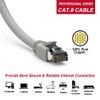 Fuji Labs Cat.8 S/FTP Ethernet Network Cable 2GHz 40G (Grey)