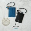 Lanvin On Blue 345164 Espace Men's Genuine Leather Cowhide Pass
