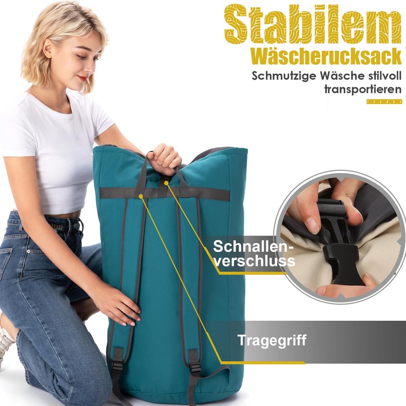 Laundry Bag Travel Dirty Laundry XXL 115 Litres Laundry Bag