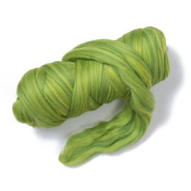 Kondoos multi Colored Natural Wool roving, 1 lb. Best Wool for Needle Felting, Wet Felting, handcrafts and Spinning. (Forest, 1lb)