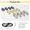 SJUIEO Zipper Clip, Anti-Theft Hook, Double Opening Backpack Zipper Lock,