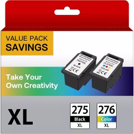 For Canon PG-275XL CL-276XL Ink compatible for Canon Pixma TR4722 TS3500 Series TS3522 Lot - 1 Set