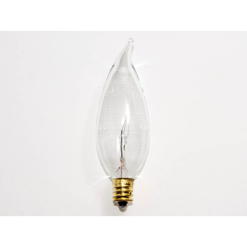 Bulbrite Incandescent CA10 Candelabra Screw Base (E12) Light Bulb, 25