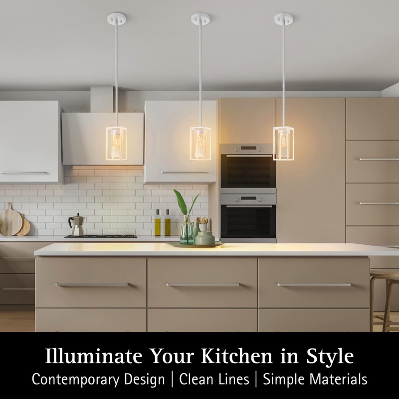 Ultralux Framework LED Mini Pendant Light - Adjustable Height Hanging