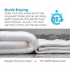 Gilden Tree Waffle Towels Quick Dry Lint Free Thin, Bath