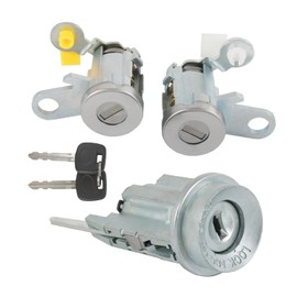 RUIANOMG Ignition Switch & Door Lock Cylinder with Keys Replacement for Toyota Tacoma 1999-2004, Replace 69005-35840, 6905135070