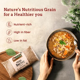 Glicks Pearl Barley Beans 16oz (3 Pack) | Premium Taste & Texture, Perfect for Soups, Stews, Cholent, Chilis