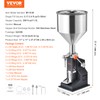 VEVOR Manual Paste Liquid Filling Machine, 5-100ml Adjustable Bottle Filling