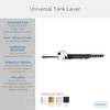Gerber Universal Toilet Tank Lever GA70036054BN Brushed Nickel Finish