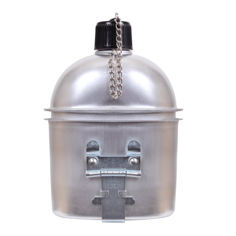 Rothco Aluminum Canteen – Outdoor Camping Survival Essential – 1