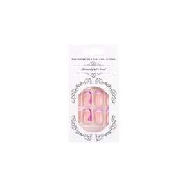 Sethexy Short Square False Nails French Press On Nails 24 Pieces Acrylic Nails for Sticking on for Women and Girls