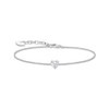 Thomas Sabo Pink Cubic Zirconia Heart Bracelet 925 Sterling Silver