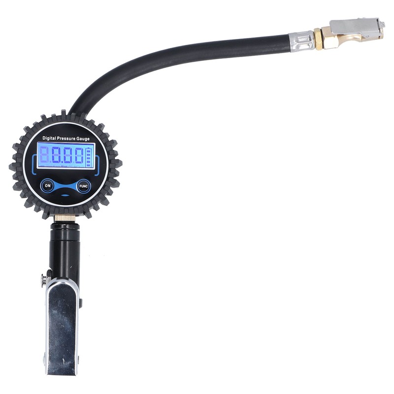 300PSI Tire Inflator Meter LCD Digital Display Inflation Pressure Gauge
