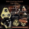 TISFA Cigar Punch Tool, Cigar Punch Cutter with Cigar Holder