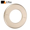 HARFINGTON 2pcs Wall Split Flange 78mm/3.1" Self-Adhesive Plumbing Cover Plates