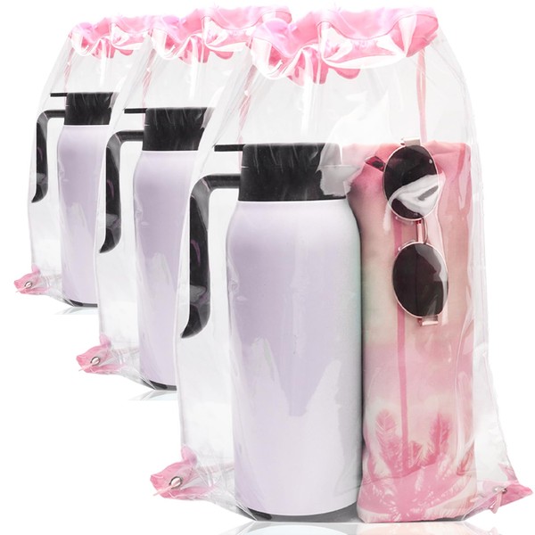 Clear Bag Festival, Pack of 3 Transparent Backpack, Transparent Bag,