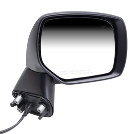 Brock Replacement Passenger Side Power Mirror Textured Black with Heat without Signal or Blind Spot Detection Compatible with 2012-2014 Subaru Impreza