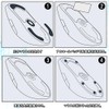 Round Mouse Sole Mouse Feet Universal White 100 Pieces Material