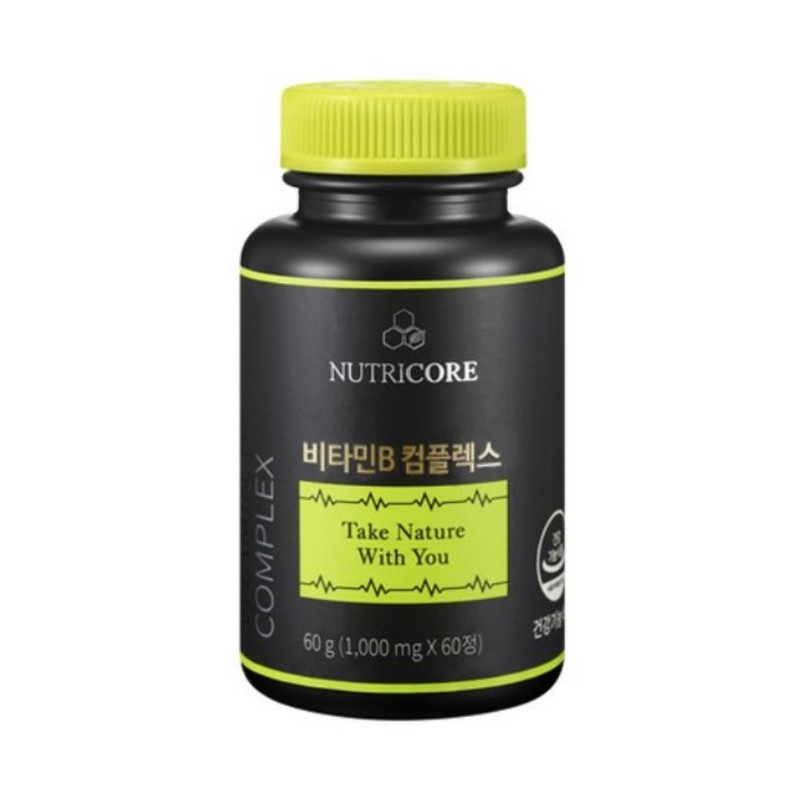 Nutricore Vitamin B Complex 1,000mg x 60 tablets x 3