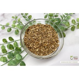 Organic Way Dandelion Root Powder (Taraxacum officinale) | Herbal Tea - European Wild-Harvest | Organic & Kosher Certified | Non GMO & Gluten Free | USDA Certified | Origin - Albania (1/2LBS / 8Oz)