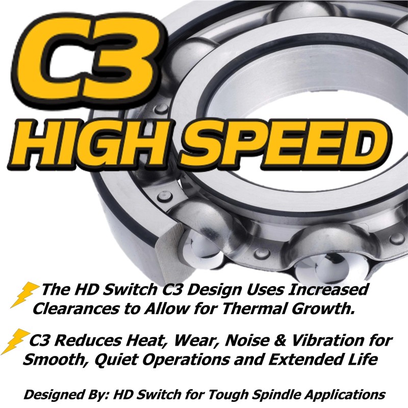 For Dixie Chopper Spindle Bearing & Seal Rebuild Kit for