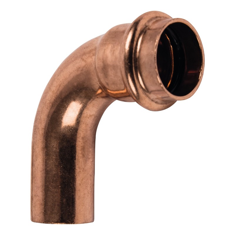 Sanitop-Wingenroth CU Press Fitting Copper Elbow 90 Degree 5001 22