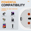 2 Pack Travel Adapter Italy - L Type European Plug
