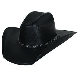 Bullhide Justin Moore Hank It - (50x) Straw Cowboy Hat (7 1/4) Black