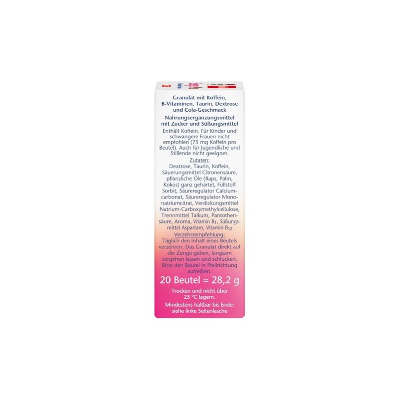 Doppelherz Energy Plus Direct - with Cola Flavour | With
