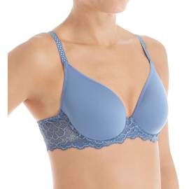 Simone Perele Women's Caresse 3D Plunge Bra,French Blue,32B