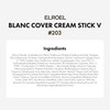 ELROEL Blanc Cover Cream Stick V White - Korean Color-Changing