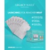 LEGACY NAILS Propfessional FOIL REMOVER WRAP 50 PCS For Natural