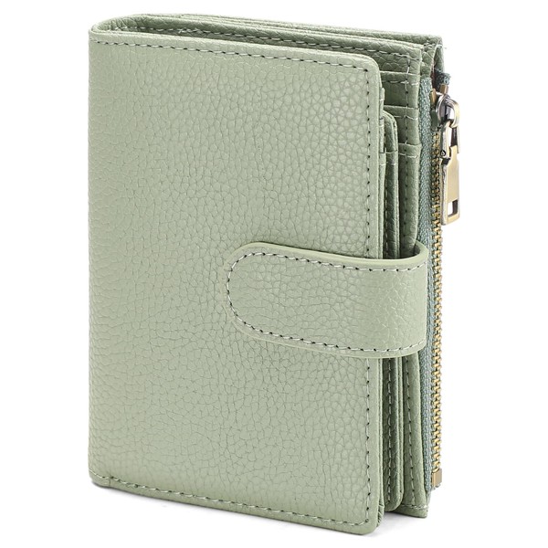 RNIEGA Women's Wallet, Large Capacity, Genuine Leather, Lightweight, Folding Wallet,