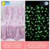 LXTOPN Children's Cuddly Blanket, Glow in the Dark, Fleece Blanket,
