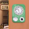 Lily's Home Retro Kitchen Clock with Temperature and Timer (Retro