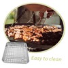 Alipis Stainless Steel Baking Pan Set Racks Roasting Baking Oil-draining
