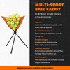 Bownet Ball Caddy, Multi-Sport Practice Ball Caddy Net for Softballs,