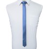 JEMYGINS Mens Slim Silk Tie 4cm Medium Light Blue, lightblue