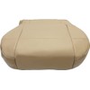 KUAFU Driver Side Bottom Seat Cover Artificial Leather Tan Compatible