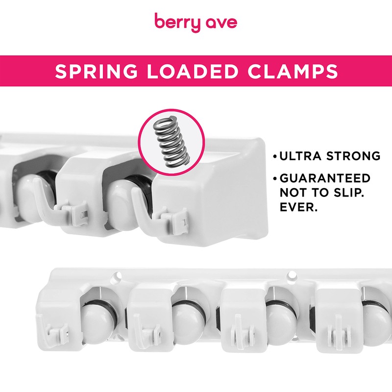 EXTRA GRIP Mop & Broom Holder Wall Mount - Wall